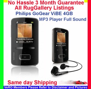 Philips Vibe  Player Accessories on Philips Gogear Vibe 4gb Mp3 Audio Video Player Full Sound Usb Drive