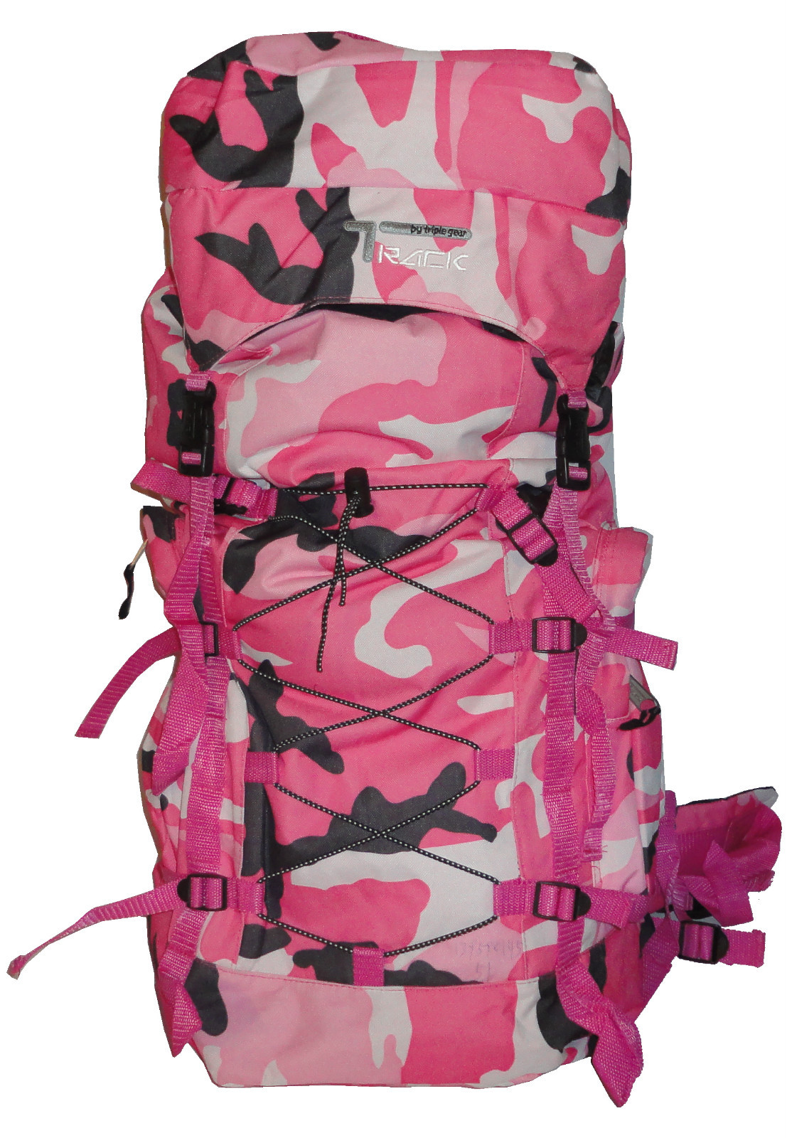 Pink Camouflage Tactical EDC Heavy Duty XL Mountaineer Hiking Day Pack