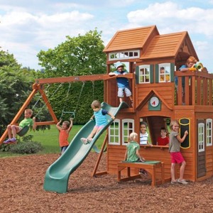 Mount Summit Playset Cedar Forest Lodge