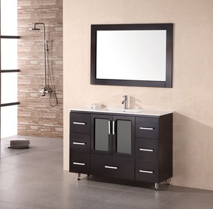 Bathroom Vanity Single Sink on About Porcelain Counter Top 48  Single Drop In Sink Bathroom Vanity
