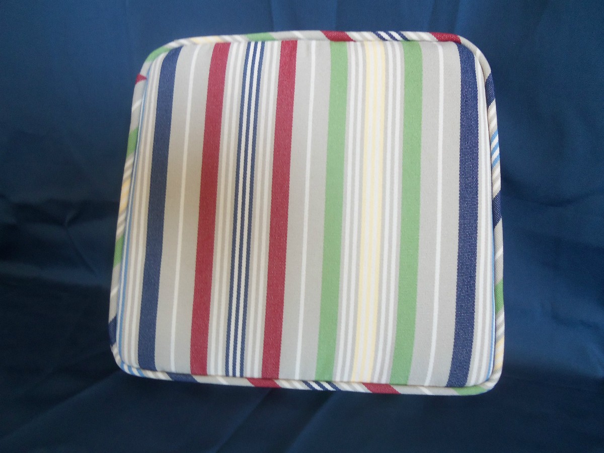 Pottery Barn Kids Chesapeake Outdoor Table Chair Cushion 12x13x2