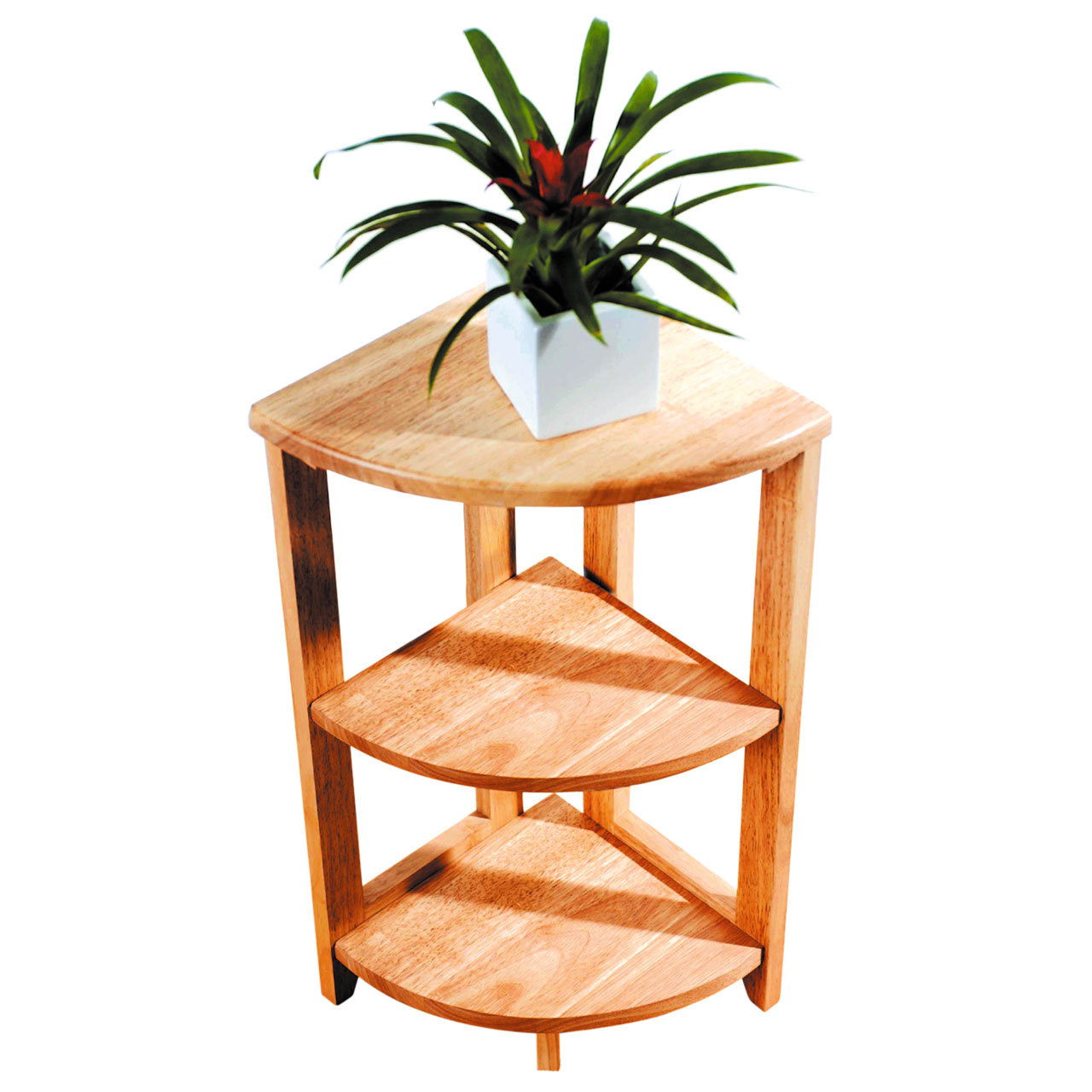 Wood Corner Shelf Units