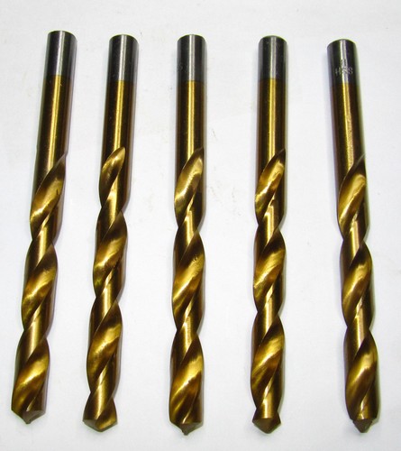 Details about RDGTOOLS 5PC 10.5MM HSS FULLY GROUND ENGINEERS DRILLS