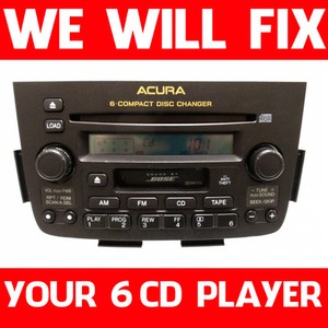 Acura  2001 on Repair Only For 01 02 03 04 Acura Mdx Radio Stereo Dvd 6 Disc Changer