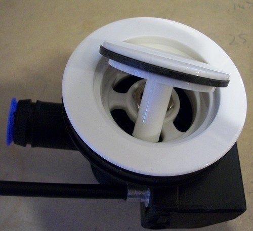 REPLACEMENT 40mm Kitchen Sink / Basin Pop Up Waste Plug in WHITE ...