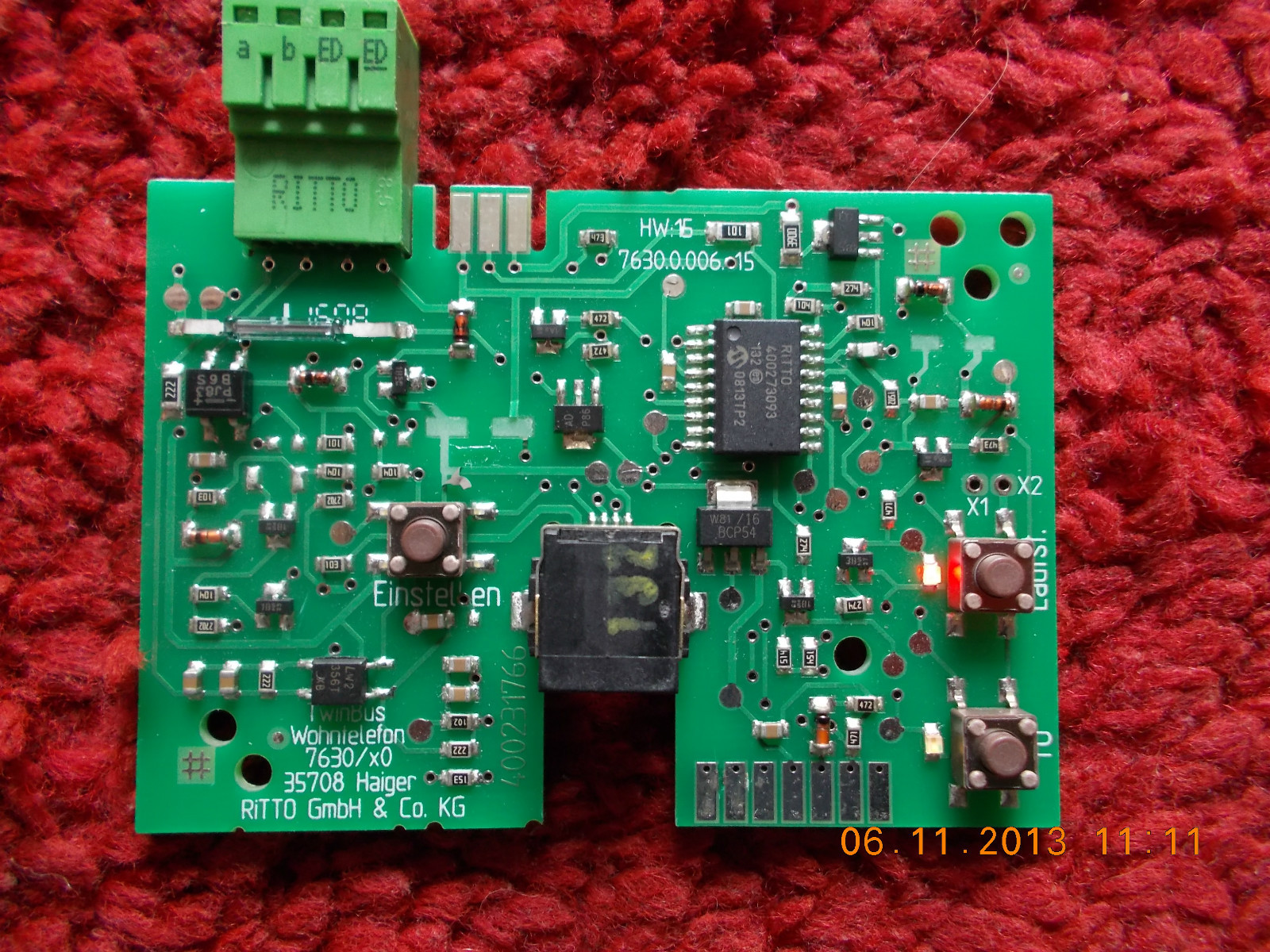 RITTO TwinBus Plattine für 17630 Wohntelefon,MUSTERTÜCK eBay