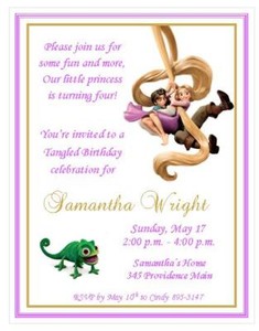 Tangled Invites