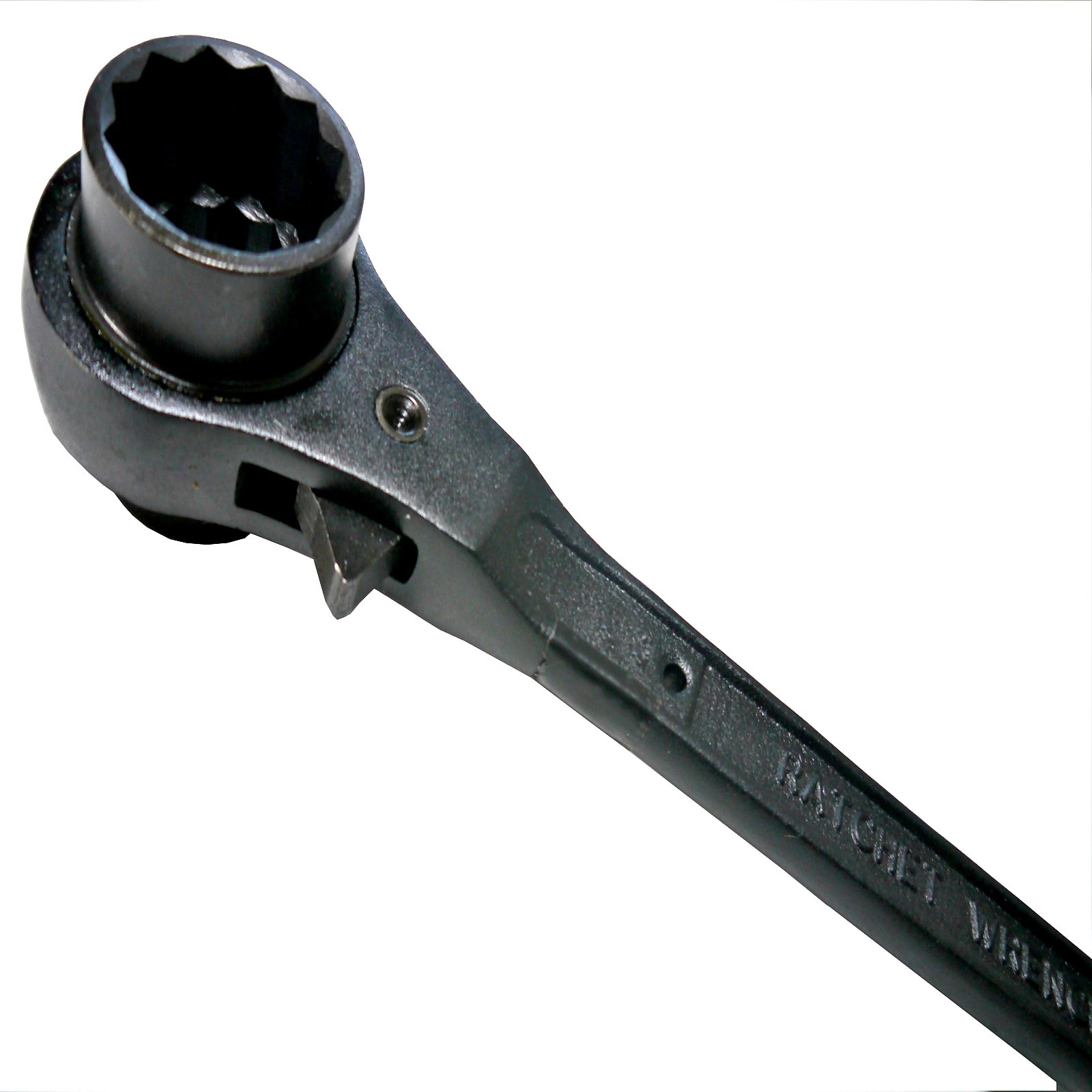 Ratchet Podger Spanner 19 x 24mm Steel Erecting Go Thru Reversible