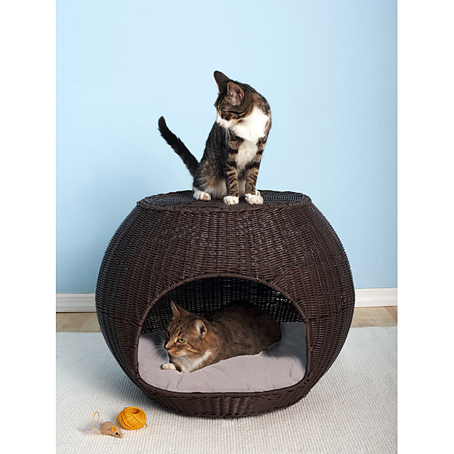 The Refined Canine Indoor/Outdoor Cat Dog Pet Igloo Bed MEDIUM BRAND