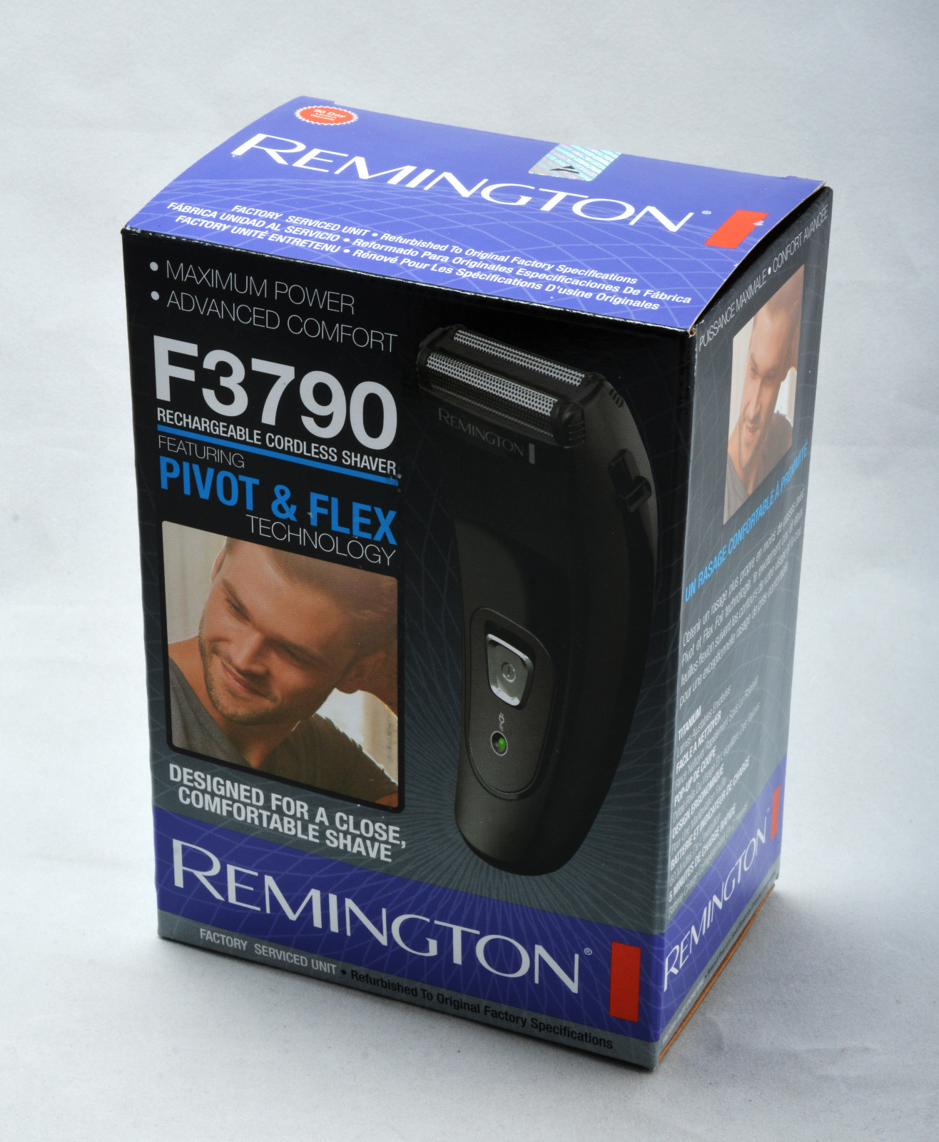 Remington F3790 Pivot & Flex Men's Rechargeable Trimmer Foil Shaver