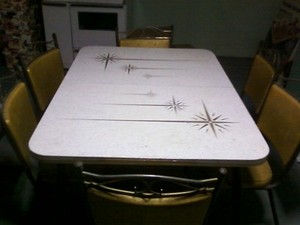 Retro Formica Kitchen Table and Chairs