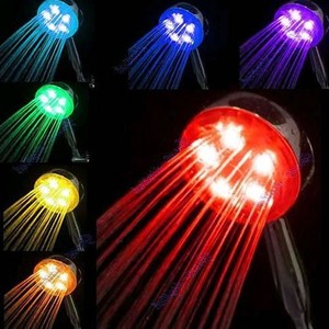  Bathroom Light Fixtures on Changing Led Shower Head Home Bathroom Water Glow Light A18   Ebay