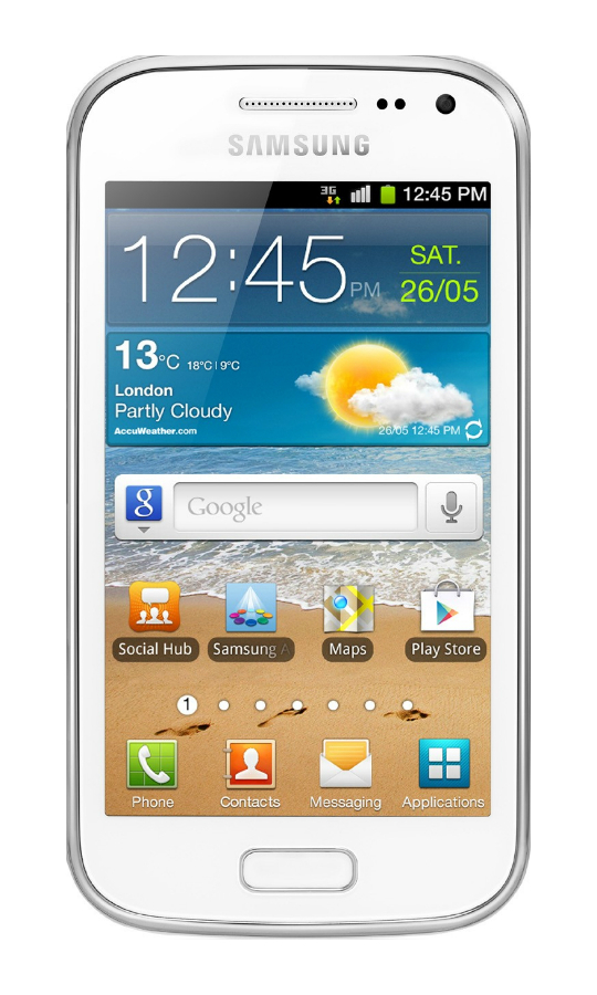 SAMSUNG GALAXY ACE 2 I8160 4GB WIFI ANDROID UNLOCKED CELL PHONE - WHITE - NEW !!