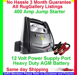   Batteries Volt on Car Battery Jump Starter Booster Internal Charger 12 Volt Xp400   Ebay