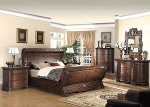 Cherry Sleigh Bedroom Set