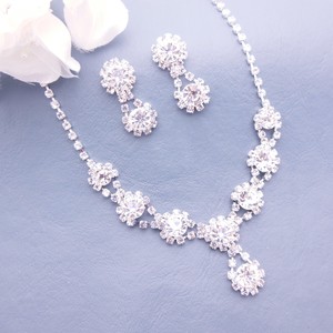 uk Wedding Bridal  bridesmaid gift Jewelry CRYSTAL SIX  sets  Bridesmaid Gift NECKLACE 6 SETS