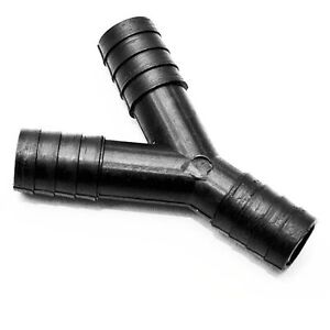 STANDARD 3/4 INCH PVC Y-CONNECTOR BOAT HOSE FITTING | eBay