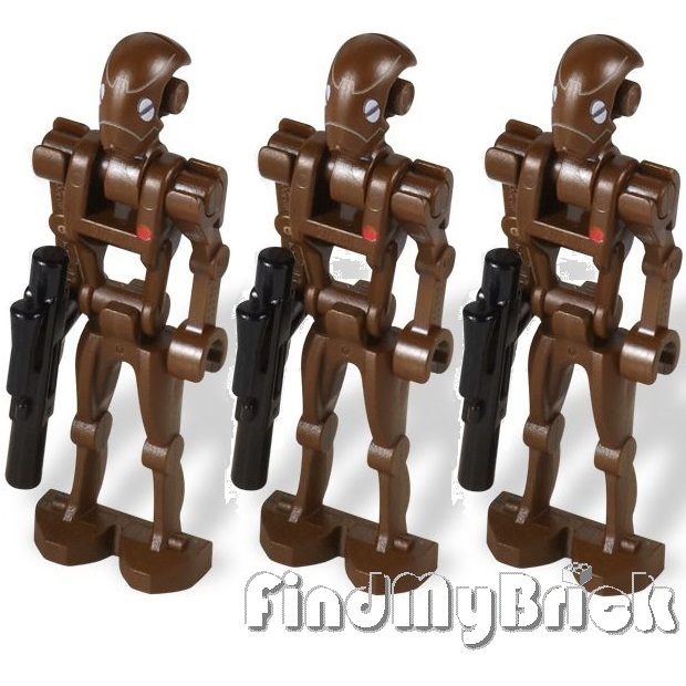 SW187 x3 Lego Star Wars Commando Droid Minifigures w Blasters 9488 Lot of 3 NEW eBay