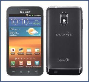 Samsung Galaxy S II SII 4G Touch 16GB (SPRINT) Vortex Black Smartphone SPH-D710