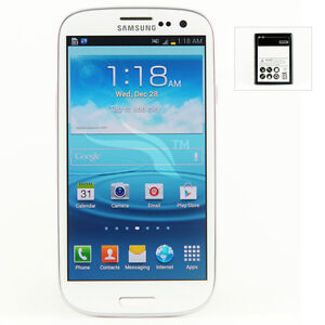Samsung Galaxy S III SGH-i747 - Good Condition White AT&T Smartphone