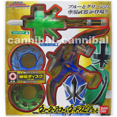 ~ Samurai SHINKENGER - Power Rangers weapon - WATER ARROW + WOOD SPEAR + 2 disc in Toys & Hobbies, Action Figures, TV, Movie & Video Games | eBay