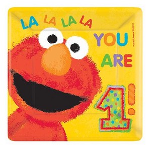 Sesame Street Birthday Party Ideas on Sesame Street Elmo 1st Birthday Party Supply Set 18   Ebay