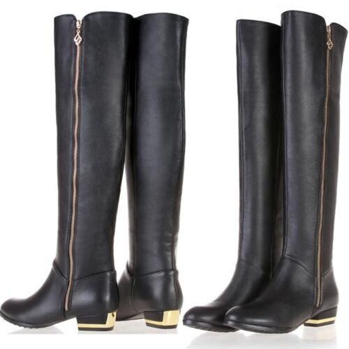 Genuine Leather over knee high boots