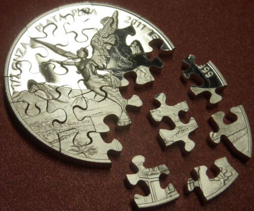 Silver Libertad JIGSAW PUZZLE COINS Hand Cut in USA Proof BU 1oz Half 1/4 MEXICO in Crafts, Other Crafts | eBay