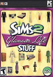 The Sims 2: Glamour Life Stuff  (PC, 2006) Compete with art, manuel and code