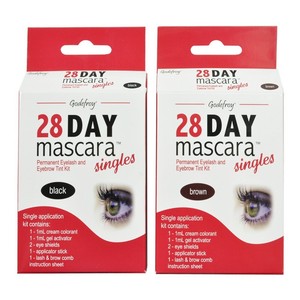 Godefroy  Mascara on Single Godefroy 28 Day Mascara Permanent Eyelash And Eyebrow Tint Kit
