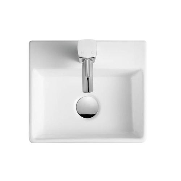 Small Compact Mini Tiny Bathroom Cloakroom Basin Sink Wall Hung Square ...