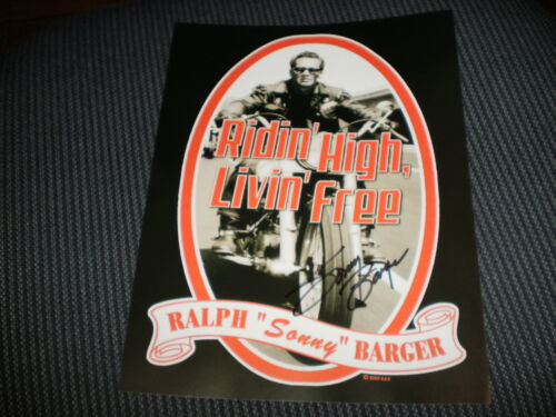 Sonny Barger signed flyer 8X10 Hells Angels in Collectibles, Autographs, Celebrities | eBay