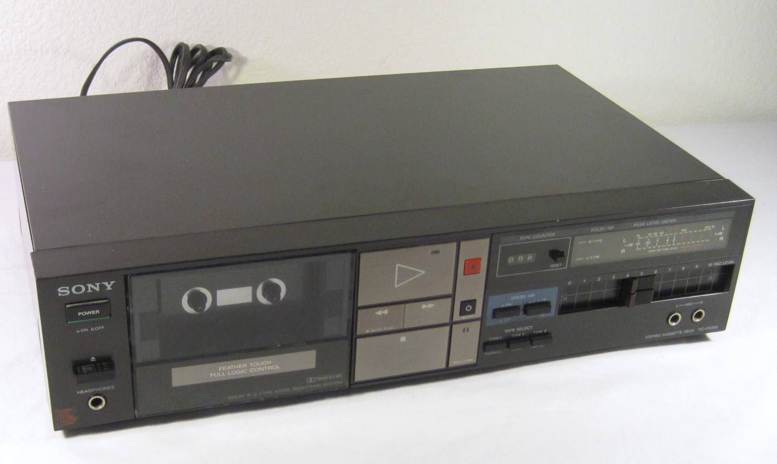 Sony Single Stereo Cassette Deck Player/Recorder Model TCFX310 eBay