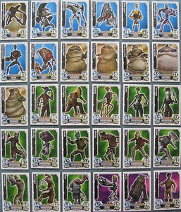 match attax star wars cards