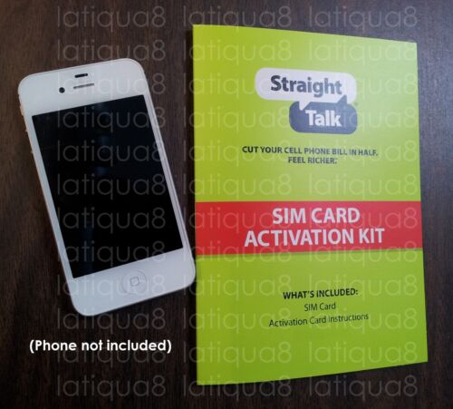 Straight Talk MICRO SIM CARD for T-Mobile and Unlocked AT&T iPhone 4/4S only in Cell Phones & Accessories, Phone Cards & SIM Cards, SIM Cards | eBay