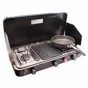 EXPEDITION 3X TRIPLE BURNER STOVE W/GRIDDLE