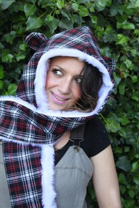 Bear Scarf Hood