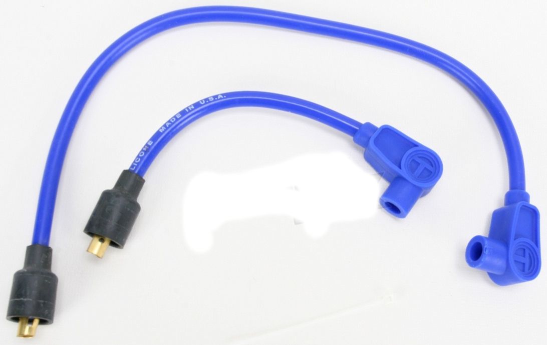 TAYLOR 8mm BLUE SPARK PLUG WIRES HARLEY SOFTAIL FXST FXSTC FXSTSB BAD