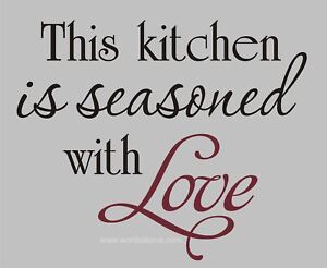 Vinyl Wall Decal Kitchen Quote Moms - kootation.