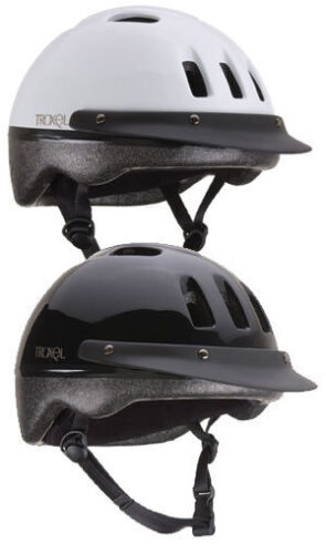 TROXEL SPORT ♦ HORSE SCHOOLING RIDING HELMET ♦ BLACK AND WHITE IN XS S M L in Pet Supplies, Horse Supplies | eBay