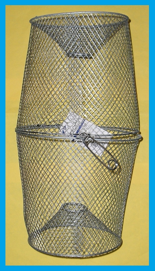 TWO GALVANIZED METAL Minnow Crawfish Traps BRAND NEW! 2 TRAPS! CATCH BAIT! eBay