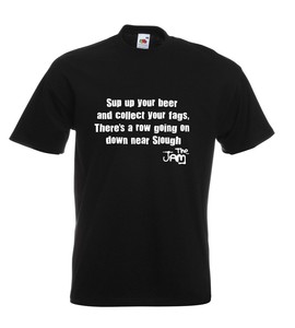 The Jam T Shirt Lyrics  Eaton Rifles  Sup Up Your Beer 18 Colours 