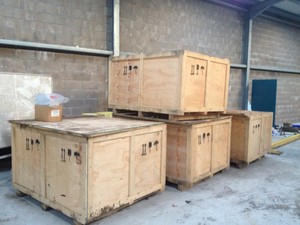 Large Wooden Shipping Crate