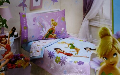 Tinkerbell Fairies Toddler Bedding Set 8 Pc Set Comforter Sheets Stick Ups New! in Home & Garden, Kids & Teens at Home, Bedding | eBay