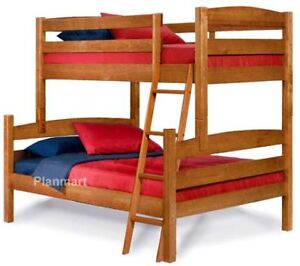 Twin Over Full Bunk Bed Woodworking Plans, Buy It Now | eBay