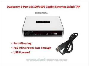 Network Switch Gigabit on Usb Powered Gigabit Ethernet Network Tap Switch   Ebay