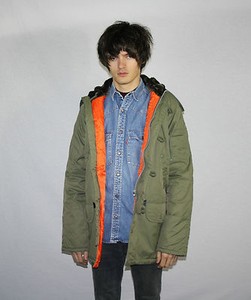 Green Parka Coat