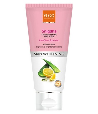 Skin Whitening Face Mask 80g Aloe Vera Lemon Brightens Skin Tone,