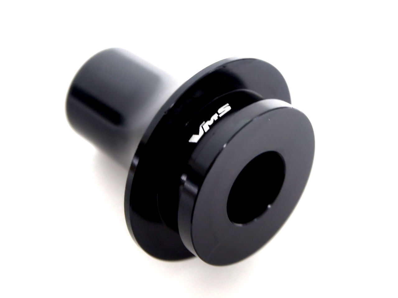 VMS BLACK SHIFT KNOB BOOT RETAINER ADAPTER MANUAL GEAR SHIFTER LEVER