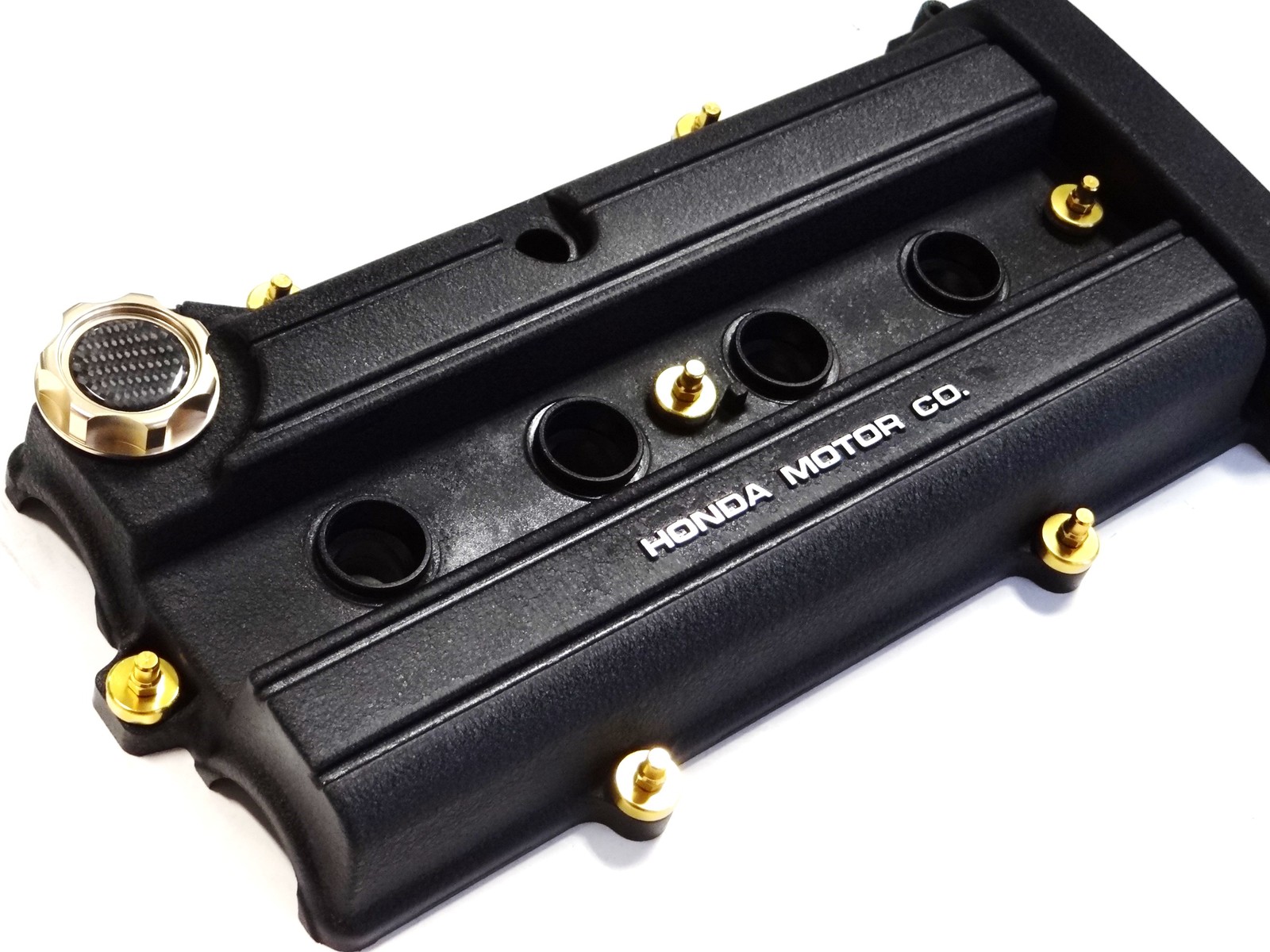 VMS GOLD ENGINE DRESS UP KIT B20 BILLET VALVE COVER WASHER SEALS NUTS